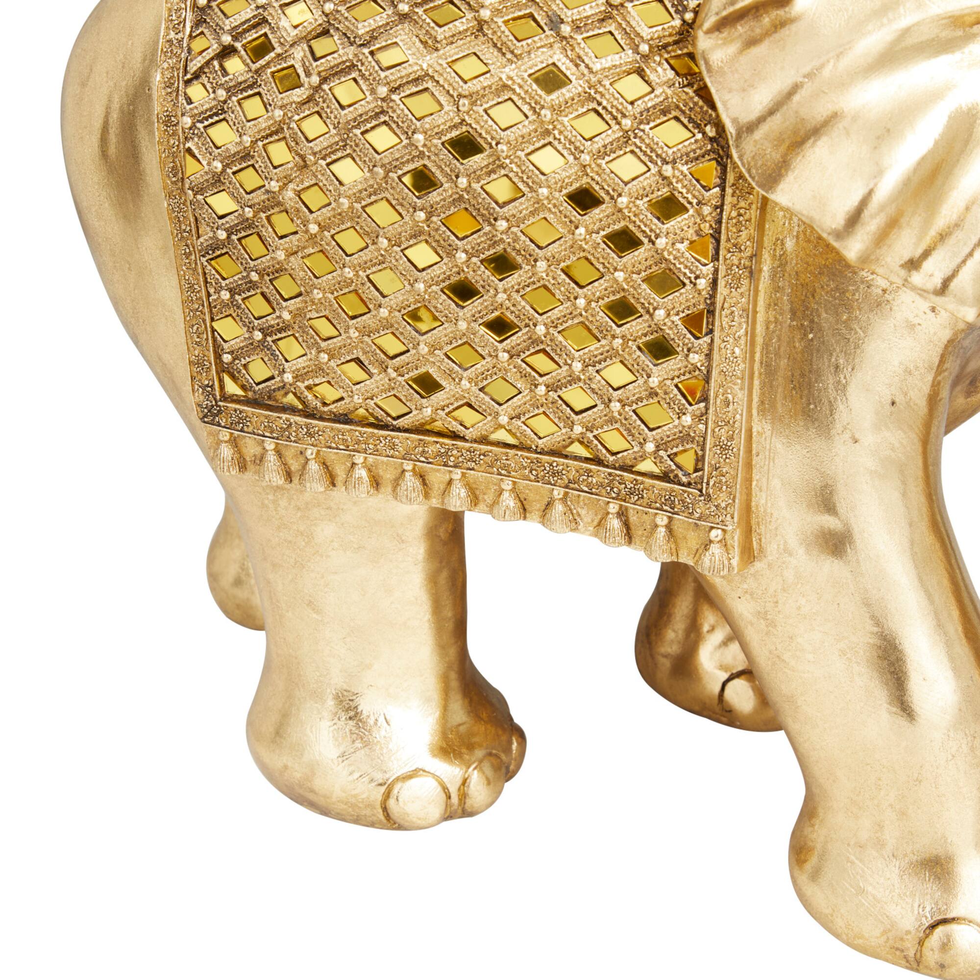 21" Gold Jungle Glam Sculpture